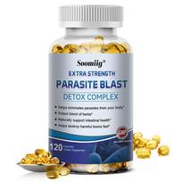 Soomiig Parazitų Šalinimo Extra Stiprumo Detoksikacijos Komplekso Kapsulės, 120 Vnt. 120 Capsules