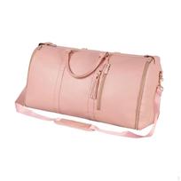 Duffel Bag for Garments And Luggage, Suitable Business Travel Beige Brown white