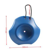 Heavy Duty Trailer Stopper Tongue Jack Wheel Dock Chock Stabilizer blue