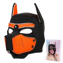 Husky Dog Headgear Nightclub Stage Performance Dress Up Cosplay Face Mask FAI black