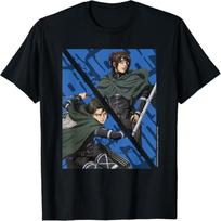 Attack on Titan Final Season - Levi Ackerman & Hange Zoe T-Shirt XXXXXL