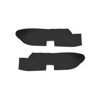 Car Interior Door Handle Armrest Panel Microfiber Leather Cover Accessories Trim For Honda CRV 2007 2008 2009 2010 2011 Black 2pcs Front black
