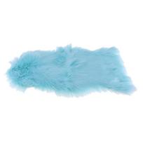 40x60cm Sheepskin Fluffy Skin Faux Fur Fake Rug Mat Rugs for Living Room Bedroom Sofa Floor ežero mėlyna spalva