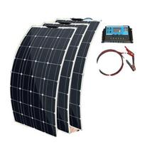Saulės panelių rinkinys, didelio efektyvumo, lankstus, 300w saulės sistema