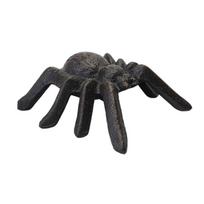 Realistic Iron Spiders Statue Retro Metal Finish Decorative Figurine Perfect Gift For Halloween Birthday Collection 1 black