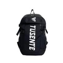 Hong Kong style locomotive trendy cool large capacity letter backpack sports style fitness travel backpack šviesiai pilka spalva