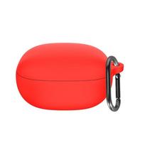 Silicone Case Cover For Anker Soundcore Liberty 4 Wireless Bluetooths-Compatible Earbud Soft Protector Earphone Accessories raudona
