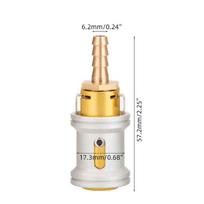 6.5/8Mm Car Tire Valve Clip Pump Nozzle Clamp Solid Brass Air Chuck Inflator Pump Adapter Quick Connect The Inflation Connector beige