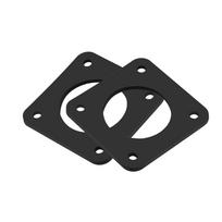 1PCS CNC Machined Nema 17 Stepper Motor Damper Silicone Shock Absorber 42 Motor Absorber 2MM Thickness for 3D Printer Parts juoda