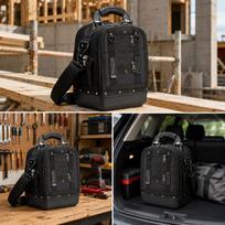 Tool Bag for Men And Women, Versatile Storing Tools in The Car, Garden, Electrician's Black Green black
