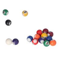 25 mm Mini biliardo kamuoliukų rinkinys, pilnas 16 kamuoliukų, Amerikietiško stiliaus derviniai biliardo stalų kamuoliukai, priedai blue