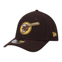 New Era 39THIRTY M-Crown Player Replica San Diego Padres Cotton Baseball Cap Unisex Couple Style Walnut Color 14865100 ruda
