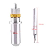 15pcs Tungsten Steel Plotter Cutter Blade Cutting Tool 30, 45, 60 Degree with Holder