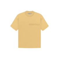 Fear Of God Essentials Essential Short Sleeve Tee Women Tops Light-Tuscan FOG-SS23-236 L white