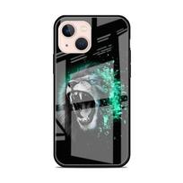 Glass Case For Apple iPhone 14 13 Pro 11 12 7 8 Plus SE 2022 XR X XS Max 6 6S Tempered Phone Cover Tiger Animal iPhone 6 6S black
