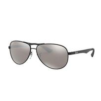 RayBan carbon fibre polarised driving sunglasses F pilka spalva