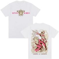Anime Jojo Bizarre Adventure T-shirt Giorno Giovanna Manga Graphic T-shirt Men's Women Clothing Cotton Casual Oversized T Shirts M white
