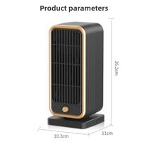 500W Energy Saving PTC Heater Household Quick Heating Hot Air Blower  Portable Winter Electric Heater gray