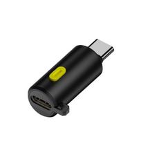 USB C to USB C Adapter 240W Power Delivery Digital Display with Switching Button Aluminum Alloy Portable Design juoda