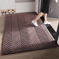 Antiskid Tread Door Mat Rubber Anti Slip Waterproof Kitchen Floor Mats Hallway Area Rugs Hotel Mall Door Carpet Entrance Doormat 40x60cm raudona