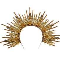 Cosplay Angel Halo Shaped for Head Hoops for Children Halloween Festival Party P beige
