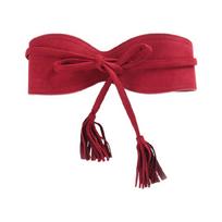 Tradicinis japoniškas kimono juosmens diržas Dekoratyvus diržas Reguliuojamas platus korsetas moterims Yukata Kultūrinis drabužis raudona