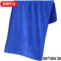 10 PCS Premium Microfiber Cleaning Towels Super Absorbent Thick Lint Free for Car Home Cleaning 30*40cm violetinė