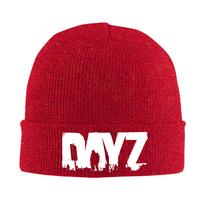 DayZ One Bullet and a Dream Knitted Hats Autumn Winter Beanie Ski Shotting Game Cap Unisex Women Acrylic Fashion Skullcap One Size black