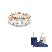 Swarovski Vittore ring 55-Original Brand Box And Bag white