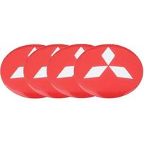 56/60/65mm Aluminium Car Wheel Center Hub Caps Sticker for Mitsubishi ASX Lancer L200 Pajero Outlander Eclipse Galant Ralliart EX8 65mm gray