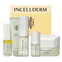 Incellderm 5-Piece Set: Booster + Serum + Cream + Calming Gel + Oil Mist, 1 set