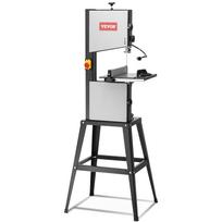 VEVOR Band Saw with Stand Benchtop Bandsaw 24.5 cm 370W Two-Speed Adjustable
