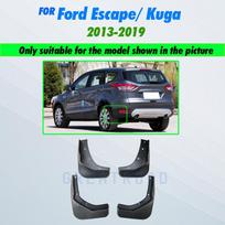 Set Mudflaps For Ford Kuga Escape 2013 2014 2015 2016 2017 2018  Splash Guards Mud Flaps Front Rear Mudguards 2013- black