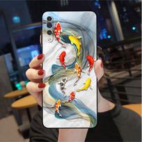 Case For Samsung Galaxy A50 A70 A30 A20s A20e A10 A40 A10s A10e M52 M51 M31 M30s M21 M13 5G Black Phone Cover Gold Foil Lotus Samsung F42 5G gray