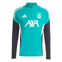 Adidas Tiro 25 Liverpool FC varžybų marškinėliai Patogūs ilgomis rankovėmis futbolo marškinėliai Vyriški viršutiniai drabužiai JV9004 M black