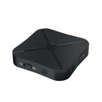Bluetooth Receiver 3.5mm AUX Portable Car Bluetooth Adapter Receiver for Mobile Phone PC Audio black