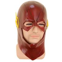 The Flash Mask Latex Mask For Cosplay Costume Props Halloween, Red beige