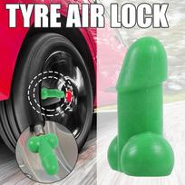 Prank  Shaped Tire cap- 1 Pack, Great For Pranks Bachelorette Parties žalia
