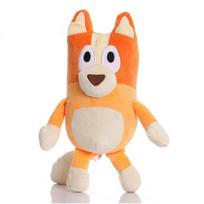 Peluche Bluey Dog Bingo Family Plush Plaything Animation Dog Plush Stuffed Animals Dolls Birthday Christmas Gifts Family Bluey Bingo orange