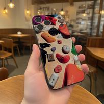 Rock Climbing Wall Phone Case For iPhone 17,16,15,14,13,12,11,Pro,XS,Max,XR,Plus,E,SE4,Mini Black Soft Cover iPhone11