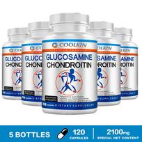 Coolkin Glucosamine Chondroitin Capsules, containing turmeric and frankincense extracts, suitable for adults. 120*5