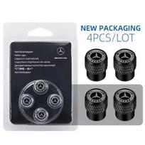 For Mercedes Benz amg 4pcs/set Wheel Tire Valve Stem Cap Dust Cover for Benz AMG W205 W222 W211 W212 W213 W201 W124 W126 W140 Interior Mouldings DM1 gray