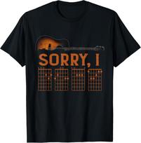 Sorry I Cant Guitar Chord T-shirt M black