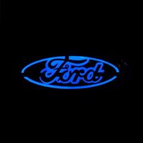 For Ford D258 Car LED Emblem Light for Ford Logo Mustang Fusion Transit Focus Mk2 Mk3 Mondeo Fiesta Mk6 Ranger Kuga Explorer Badge Accessories pilka spalva