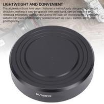 Aluminium Front Lens Cap Fit for FUJIFILM X100V X100VI Camera Protective Cover Protector Replacement gray