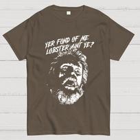 Yer Fond of Me Lobster ain’t Ye Unisex 100% Cotton Summer Casual Cool Loose T-Shirt M tamsiai mėlyna