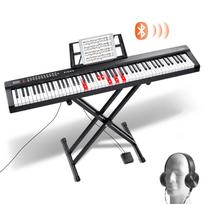 VEVOR 88 klavišų skaitmeninis pianino klaviatūra, pusiau svertiniai klavišai 128.5 x 22.5 x 120 cm
