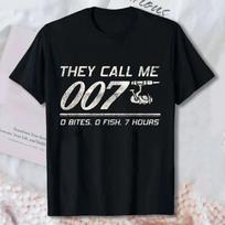 Juokingas žvejybos humoras Unisex trumpomis rankovėmis marškinėliai Fisherunisex Juokelis Tėtis 007 0 Kimba 0 Žuvų 7 Valandos Laisvalaikio Marškinėliai Smagus Lauko Žvejo Viršus L gray