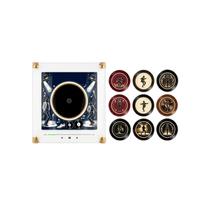 Motion Singing Fridge Music Box Night Light with Rotating Disc One Size black