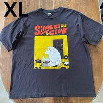 SUB POP Singles Club T-Shirt XL Black Grunge Alternative Band Print XXL yellow